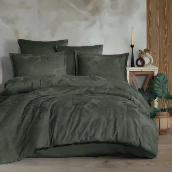 Lenjerie de pat jaquard 100% bumbac (palmore) imagine