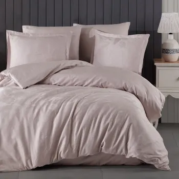 Lenjerie de pat jaquard 100% bumbac (yomra) imagine