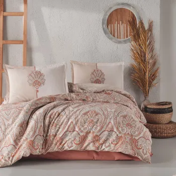 Lenjerie de pat ranforce clasy king size (alava) imagine