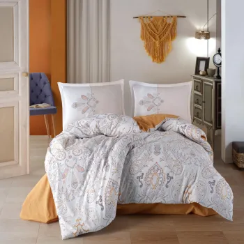 Lenjerie de pat ranforce clasy king size (armis) imagine