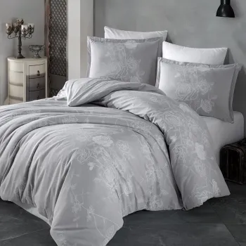 Lenjerie de pat ranforce clasy king size (arnor v2) imagine