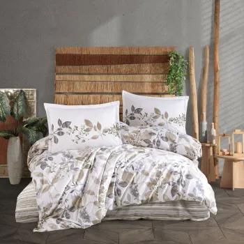 Lenjerie de pat ranforce clasy king size (azura) imagine