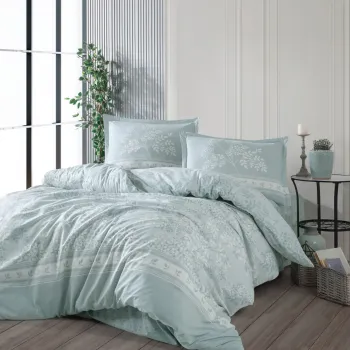 Lenjerie de pat ranforce clasy king size (devlin) imagine