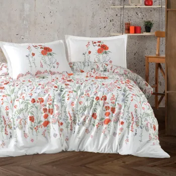 Lenjerie de pat ranforce clasy king size (elyese) imagine