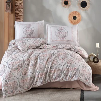 Lenjerie de pat ranforce clasy king size (hezen) imagine