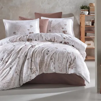 Lenjerie de pat ranforce clasy king size (ludi) imagine