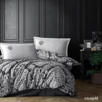 Lenjerie de pat ranforce clasy king size (majeste) imagine