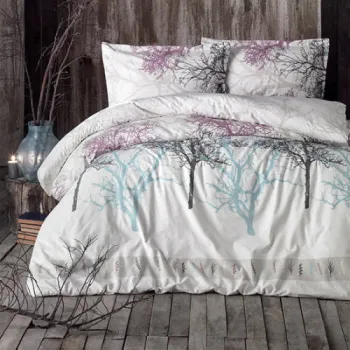 Lenjerie de pat ranforce clasy king size (midas v1) imagine