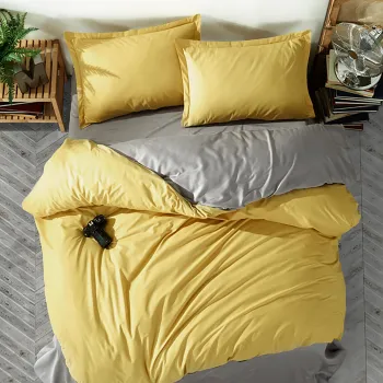 Lenjerie de pat ranforce clasy king size (prestige v5) imagine