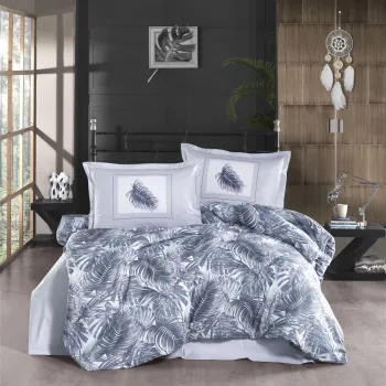 Lenjerie de pat ranforce clasy king size (puma) imagine