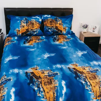 Lenjerie de pat ranforce clasy king size (rnf_11) imagine