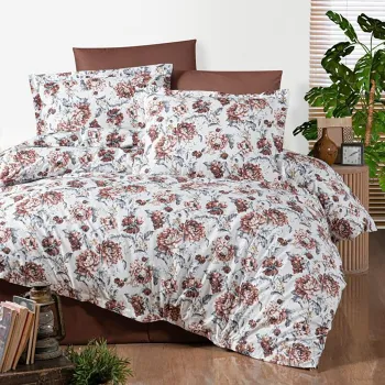 Lenjerie de pat ranforce clasy king size (rnf_23) imagine