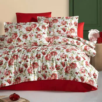 Lenjerie de pat ranforce clasy king size (rnf_26) imagine