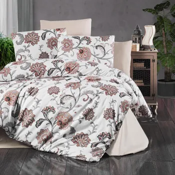 Lenjerie de pat ranforce clasy king size (rnf_28) imagine