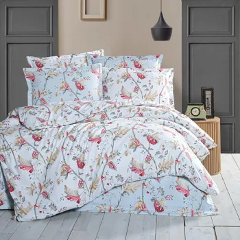 Lenjerie de pat ranforce clasy king size (rnf_29) imagine