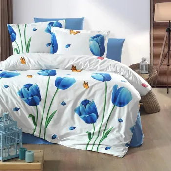 Lenjerie de pat ranforce clasy king size (rnf_30) imagine