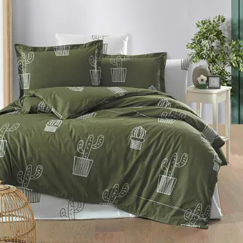 Lenjerie de pat ranforce clasy king size (rnf_34) imagine