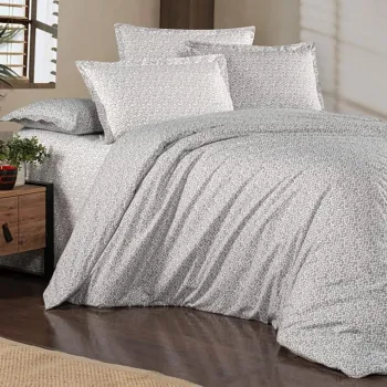 Lenjerie de pat ranforce clasy king size (rnf_37) imagine