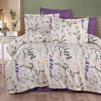 Lenjerie de pat ranforce clasy king size (rnf_38) imagine