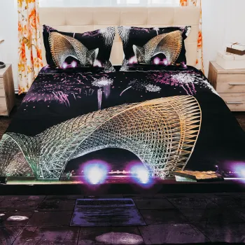 Lenjerie de pat ranforce clasy king size (rnf_4) imagine