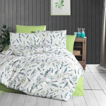 Lenjerie de pat ranforce clasy king size (rnf_41) imagine