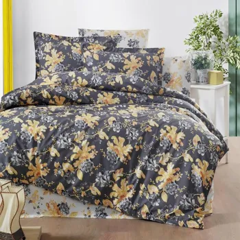 Lenjerie de pat ranforce clasy king size (rnf_42) imagine