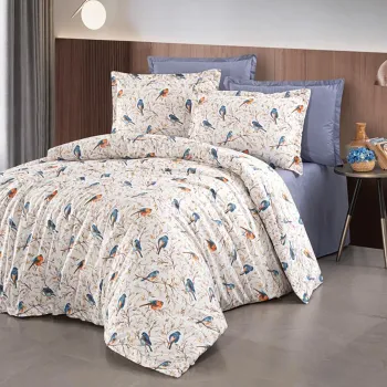 Lenjerie de pat ranforce clasy king size (rnf_43) imagine