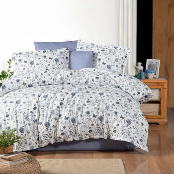 Lenjerie de pat ranforce clasy king size (rnf_46) imagine