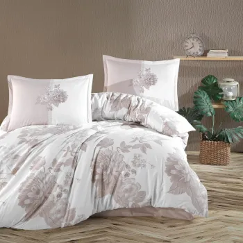 Lenjerie de pat ranforce clasy king size (rohan v2) imagine