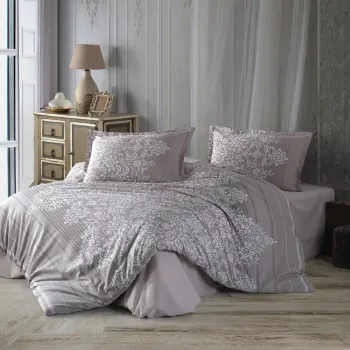 Lenjerie de pat ranforce clasy king size (rute) imagine