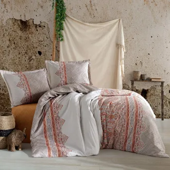 Lenjerie de pat ranforce clasy king size (urban) imagine