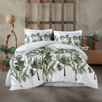 Lenjerie de pat ranforce clasy king size (versay) imagine