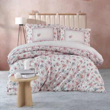 Lenjerie de pat ranforce clasy king size (visam) imagine