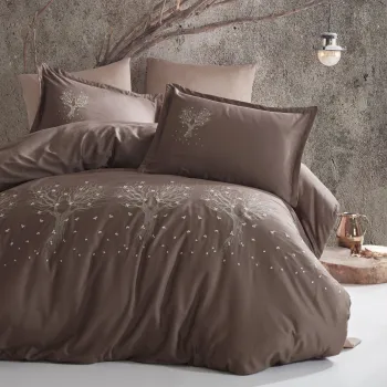 Lenjerie de pat ranforce clasy king size (zeplin) imagine