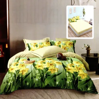 Lenjerie finet 6 piese cu husa - 160x200 si 180x200 (addison-vh) imagine