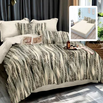 Lenjerie finet 6 piese cu husa - 160x200 si 180x200 (alma-vh) imagine