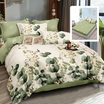 Lenjerie finet 6 piese cu husa - 160x200 si 180x200 (aura-vh) imagine