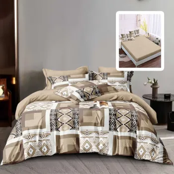 Lenjerie finet 6 piese cu husa - 160x200 si 180x200 (benga-vh) (copie) imagine