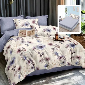 Lenjerie finet 6 piese cu husa - 160x200 si 180x200 (eleonor-vh) imagine