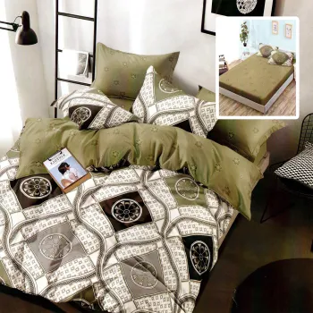 Lenjerie finet 6 piese cu husa - 160x200 si 180x200 (hf6p200) imagine