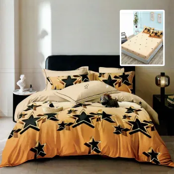 Lenjerie finet 6 piese cu husa - 160x200 si 180x200 (hf6p270) imagine