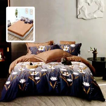 Lenjerie finet 6 piese cu husa - 160x200 si 180x200 (m533-vh) imagine