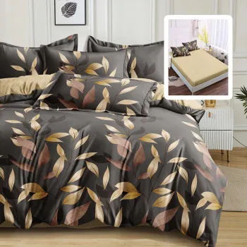 Lenjerie finet 6 piese cu husa - 160x200 si 180x200 (tena-vh) imagine