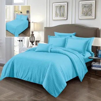 Lenjerii de pat damasc-policoton 6 piese (6dp42) imagine