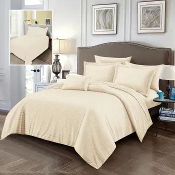 Lenjerii de pat damasc-policoton 6 piese (6dp45) imagine