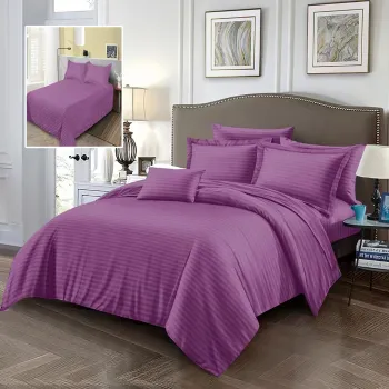 Lenjerii de pat damasc-policoton 6 piese (6dp51) imagine