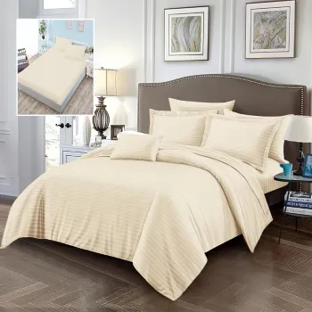 Lenjerii de pat damasc-policoton 6 piese cu husa (6dph1) imagine