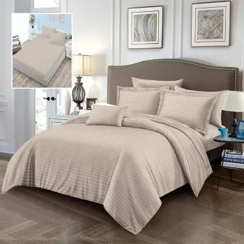 Lenjerii de pat damasc-policoton 6 piese cu husa (6dph15) imagine