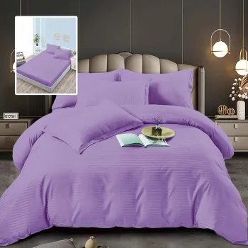 Lenjerii de pat damasc-policoton 6 piese cu husa (6dph18) imagine