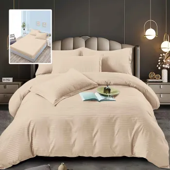 Lenjerii de pat damasc-policoton 6 piese cu husa (6dph20) imagine